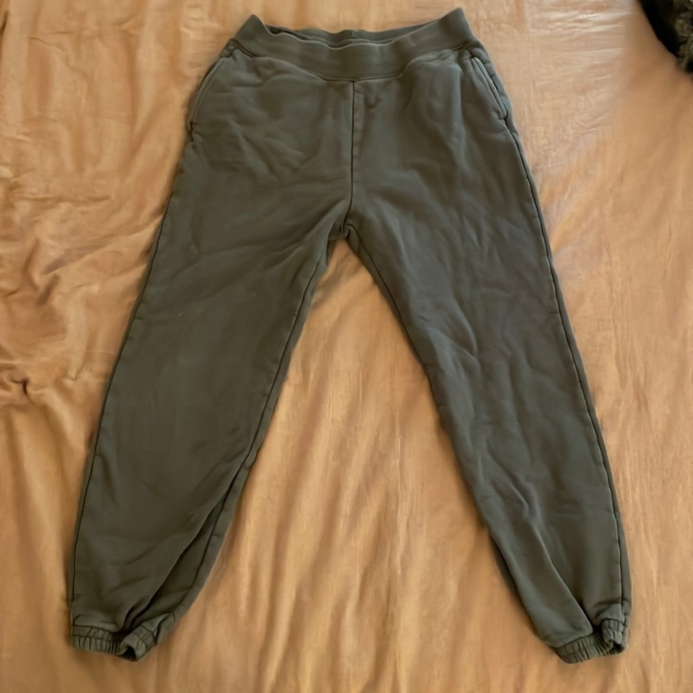 Girlfriend Collective green sweatpants